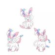 Pokemon Center Original Mobile Sticker Sylveon JAPAN OFFICIAL For Cheap