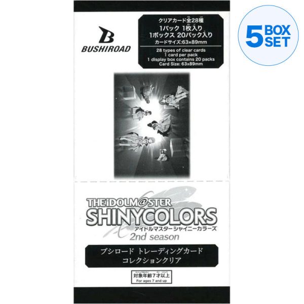 Trading Card Collection Clear THE IDOLM@STER SHINY COLORS 2nd Booster Box TCG Discount