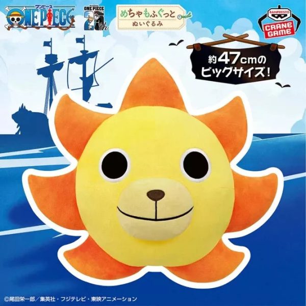 Banpresto ONE PIECE Mecha Mofugutto Thousand Sunny Bow Plush Doll JAPAN OFFICIAL For Discount