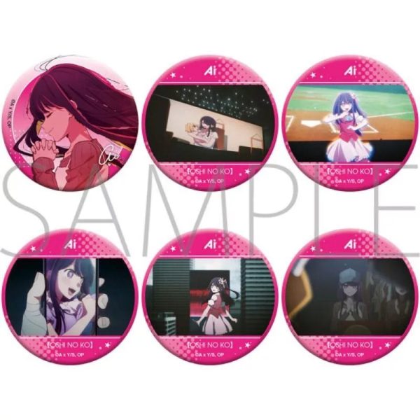 Oshi no Ko Oshi Chara Badge Collection Ai Complete set JAPAN OFFICIAL Hot on Sale