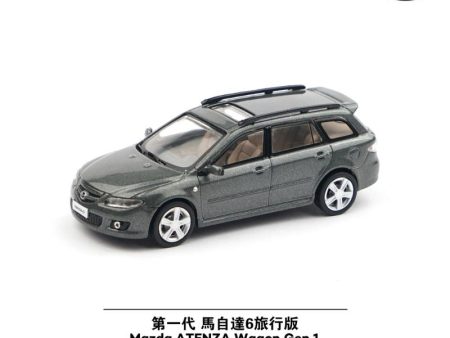 XCARTOYS Mazda Atenza Wagon Gen 1 Gray 1 64 JAPAN OFFICIAL Fashion