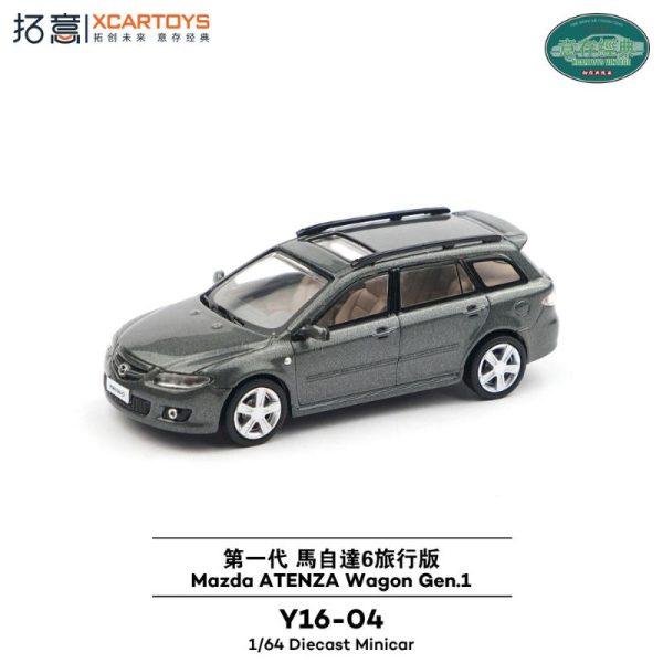 XCARTOYS Mazda Atenza Wagon Gen 1 Gray 1 64 JAPAN OFFICIAL Fashion