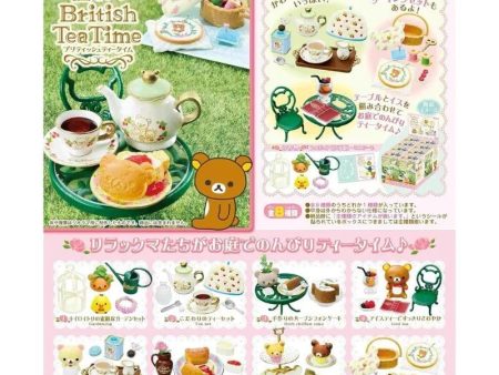 RE-MENT Rilakkuma Akogare no British Tea Time Complete Set Figure JAPAN OFFICIAL on Sale