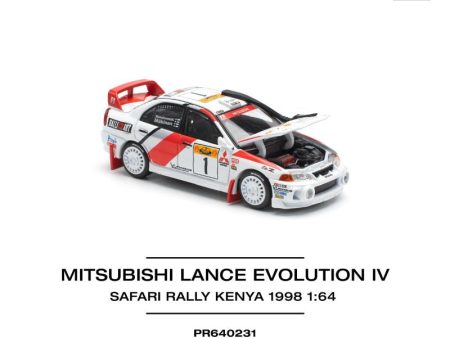 POPRACE Mitsubishi Lancer Evolution IV Safari Rally Kenya 1998 1 64 JAPAN Online Sale