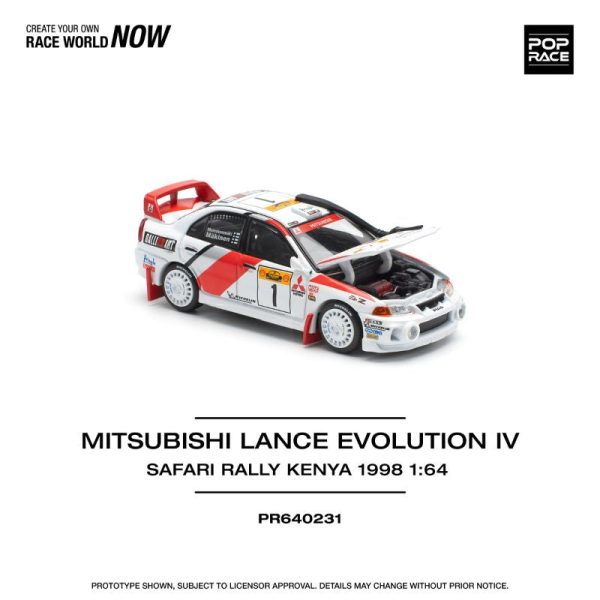 POPRACE Mitsubishi Lancer Evolution IV Safari Rally Kenya 1998 1 64 JAPAN Online Sale