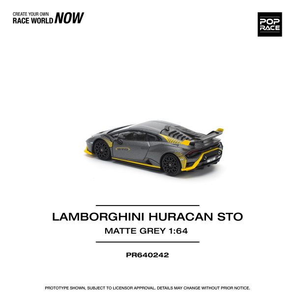 POPRACE Lamborghini Huracan STO Matte Grey 1 64 JAPAN OFFICIAL Discount