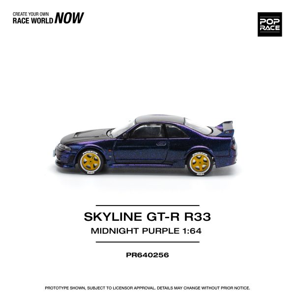 POPRACE GT-R R33 Midnight Purple 1 64 JAPAN OFFICIAL Cheap