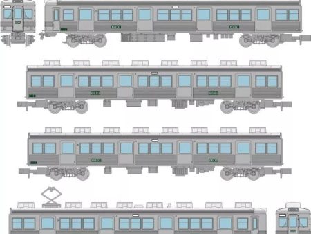 Tetsudou Collection Nankai Denki Tetsudou 6000 Series 4Car Set JAPAN OFFICIAL Hot on Sale