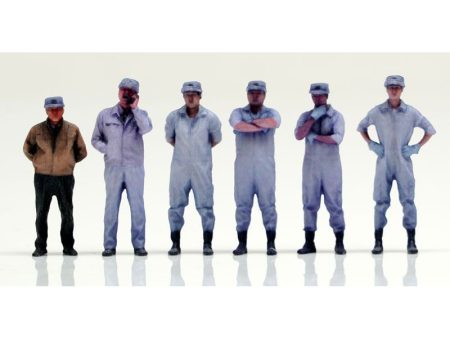 Genco Patlabor Shinohara Heavy Industry Employees Set of 6 1 60 Figure JAPAN Online