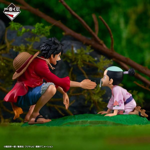 Ichiban Kuji One Piece New Dawn Revible Moment Luffy & Momonosuke Prize C Figure Online Hot Sale