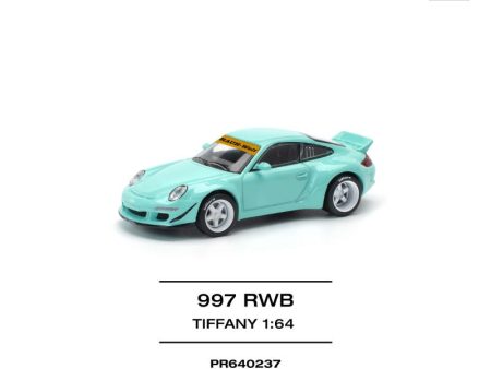 POPRACE RWB 997 Tiffany Bluee 1 64 JAPAN OFFICIAL For Sale