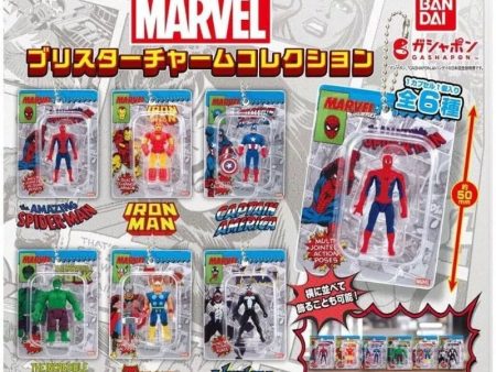 BANDAI Marvel Blister Charm Collection Complete Set Capsule Toy JAPAN OFFICIAL Online Hot Sale