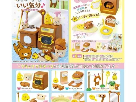 RE-MENT Rilakkuma Room de Sukkiri Iikibun Complete Set Figure JAPAN OFFICIAL Supply