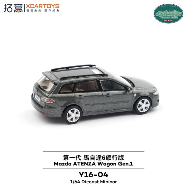 XCARTOYS Mazda Atenza Wagon Gen 1 Gray 1 64 JAPAN OFFICIAL Fashion