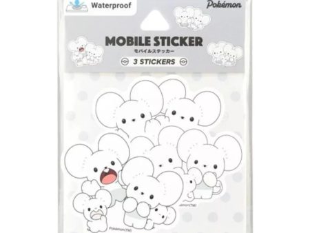 Pokemon Center Original Mobile Sticker Tandemau Maushold JAPAN OFFICIAL on Sale