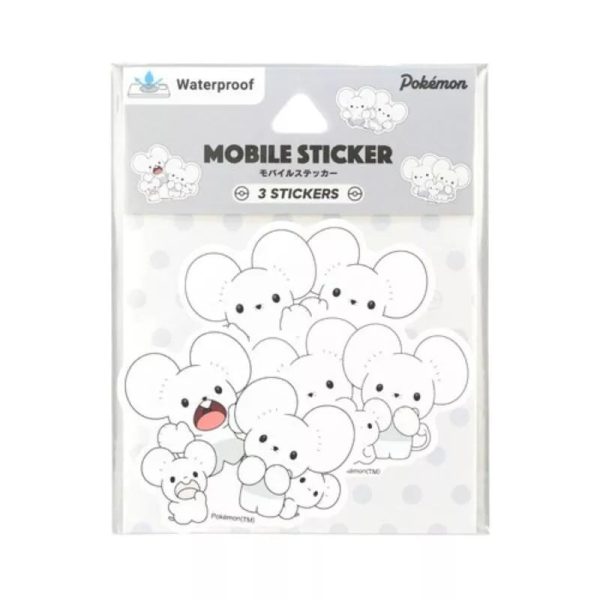 Pokemon Center Original Mobile Sticker Tandemau Maushold JAPAN OFFICIAL on Sale