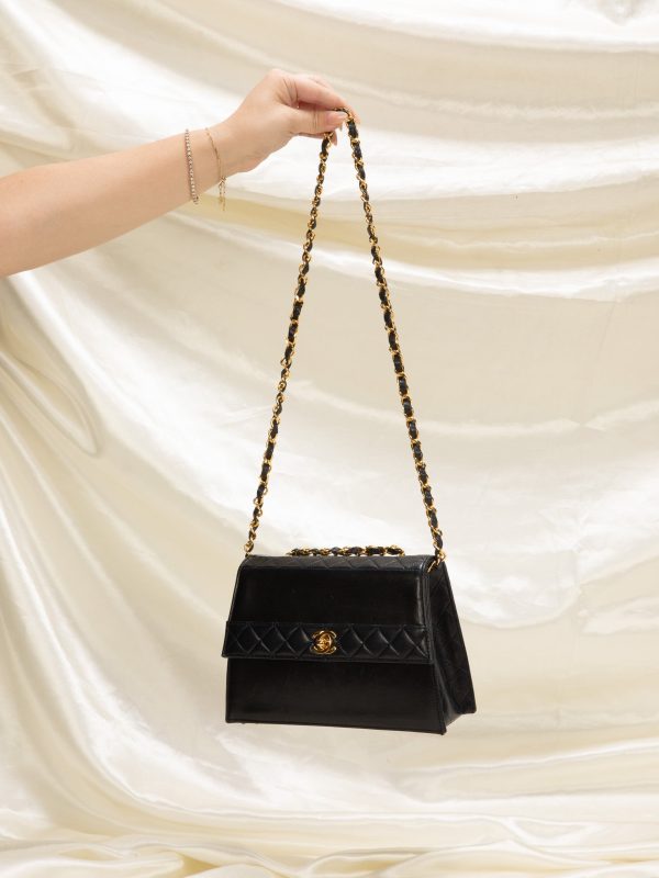 Chanel Lambskin Trapezoid and Pouch Fashion