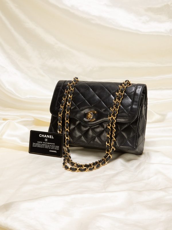 Chanel Lambskin Two-Tone Flap Bag Online now