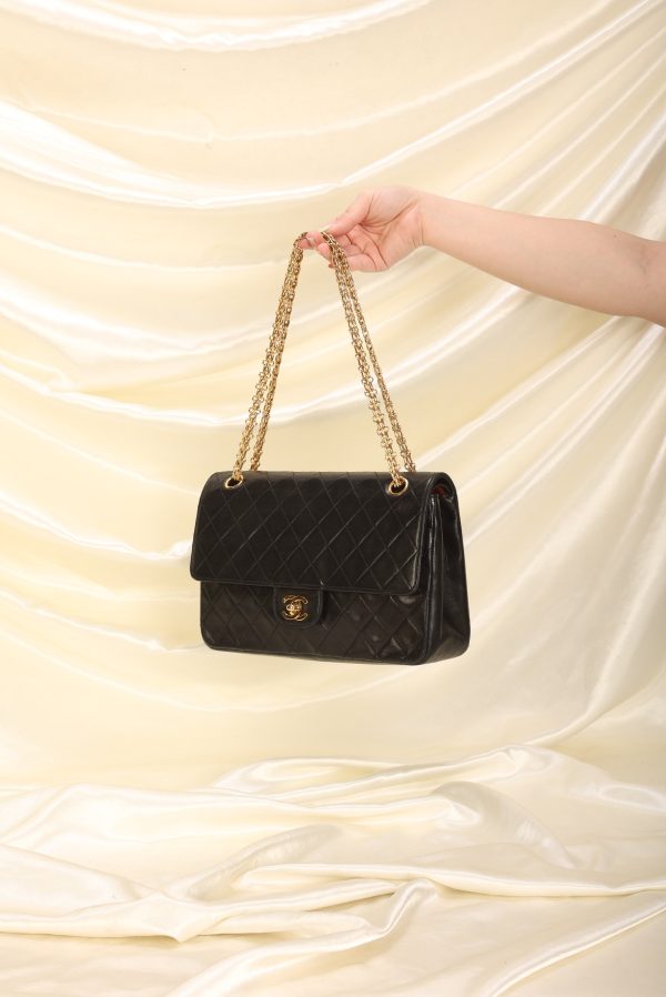 Chanel Lambskin Classic Chain Double Flap For Discount