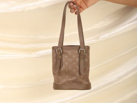 Louis Vuitton Satin Mini Bucket Bag For Discount