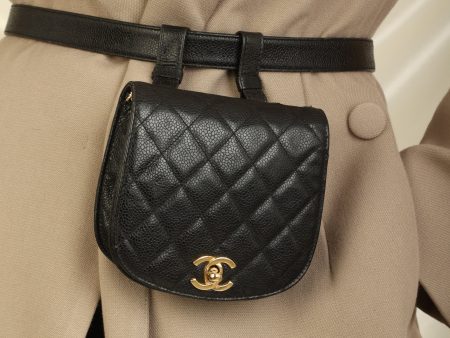 Chanel 1989 Caviar Waist Bag Online Sale