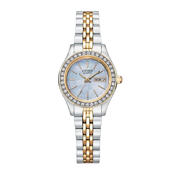 Citizen Quartz WATCH – SILVER AND GOLD on Sale