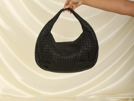 Bottega Veneta Intrecciato Black Braided Hobo For Discount