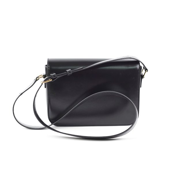 Celine Classique Triomphe Black Crossbody Bag For Sale