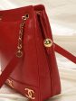 Chanel Caviar Red Logo Tote Online Sale