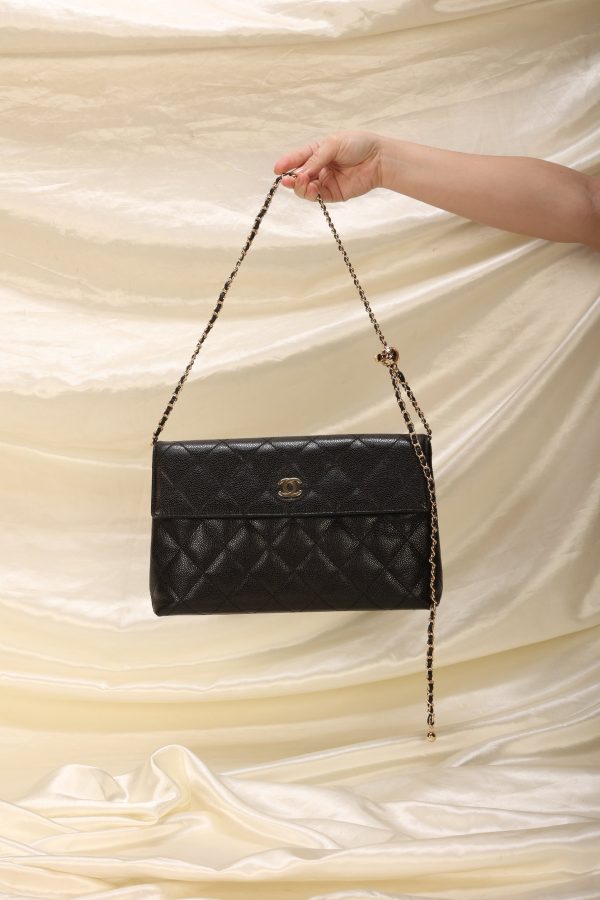 Chanel Caviar Clutch on Chain Online