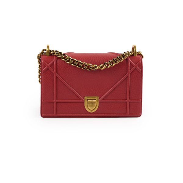 Christian Dior Small Diorama Red Cheap