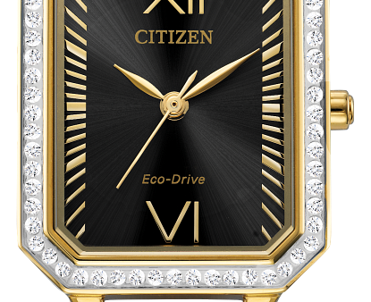 Citizen Eco-Drive Silhouette Crystal Watch Online Hot Sale