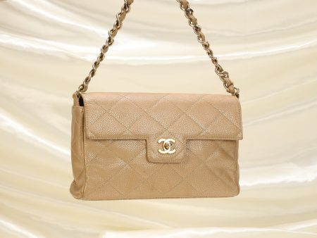 Chanel Caviar Iridescent Half Flap Discount