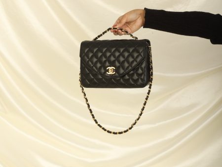 Chanel 1989 Lambskin Single Flap Online Sale