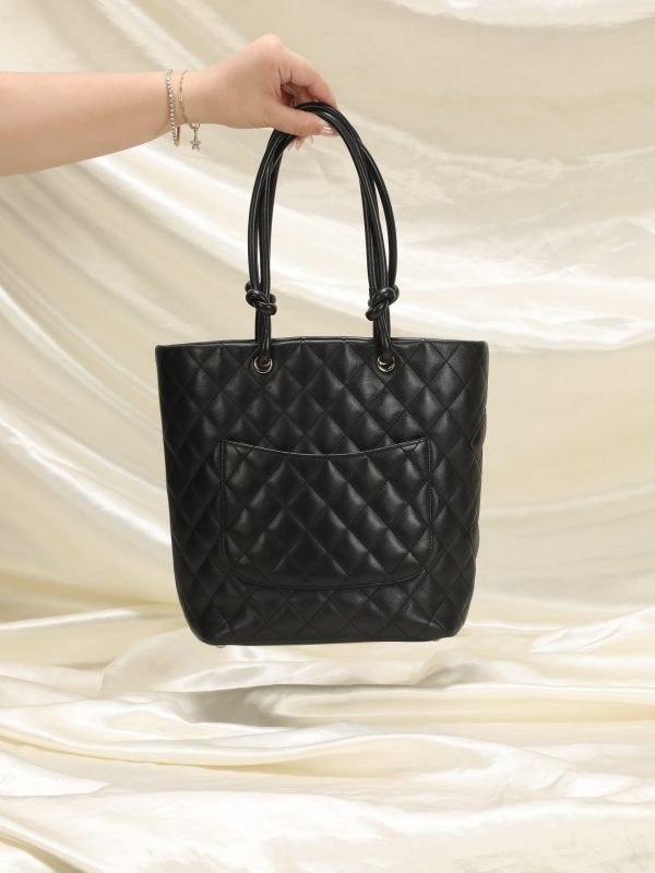 Chanel Lambskin Cambon Mini Tote Online now