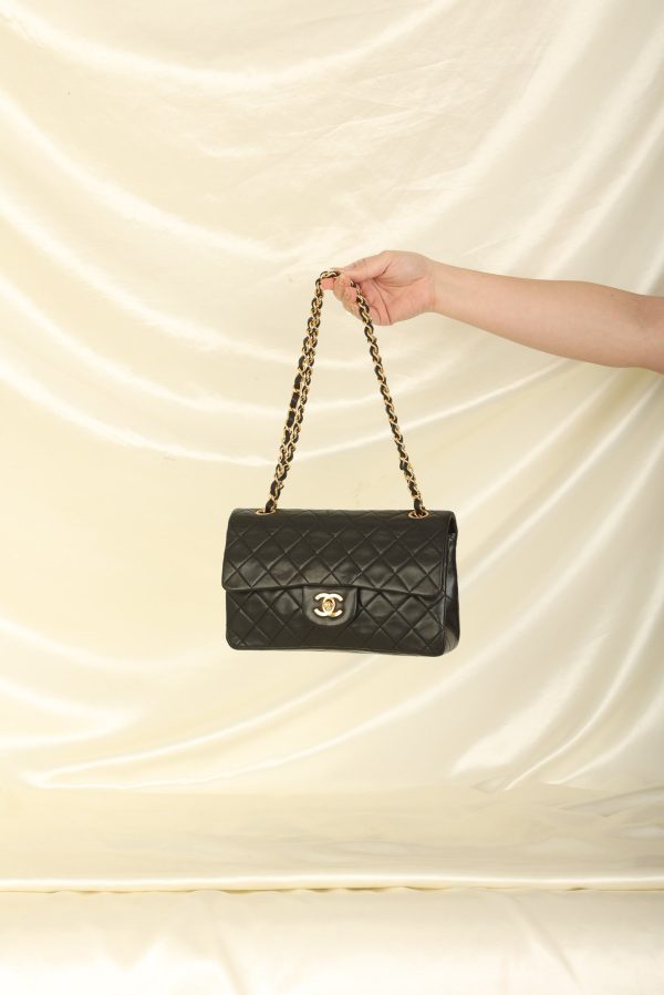 Chanel 1991 Small Lambskin Double Flap Online Sale