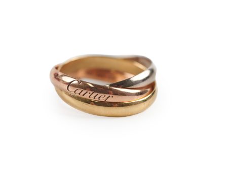 Cartier Trinity Tricolor Ring Size 48 Supply