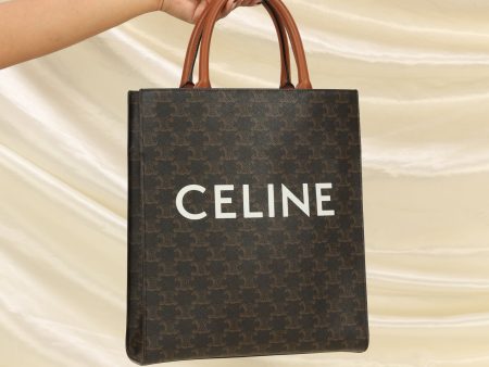 Celine Small Triomphe Cabas Tote For Discount