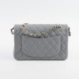 Chanel Classic Small Caviar Flap Grey 29 Series For Sale