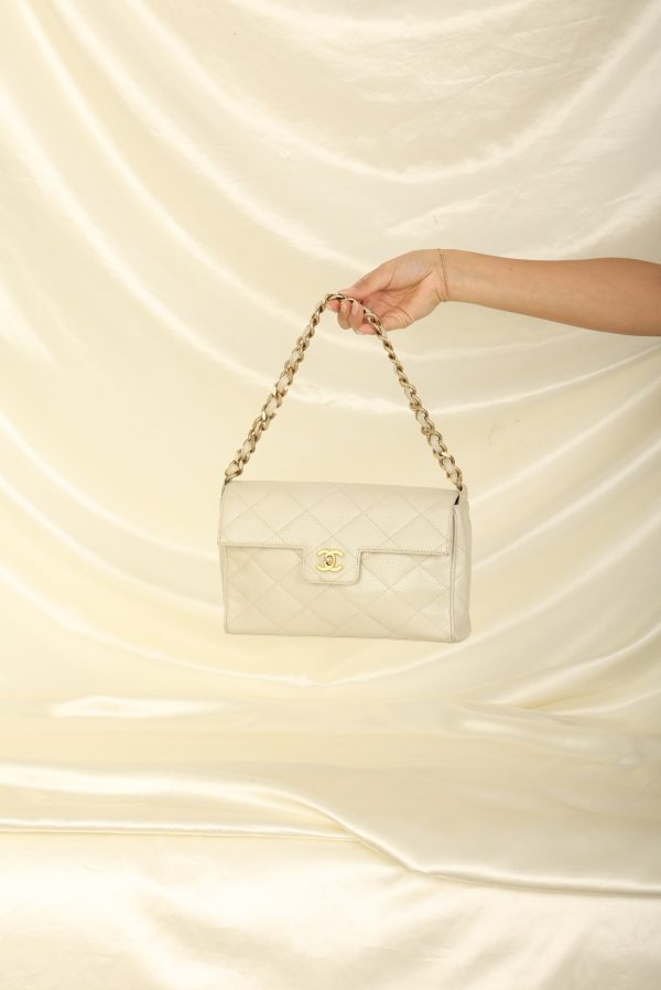 Chanel 2000 Caviar Iridescent Flap Bag Sale