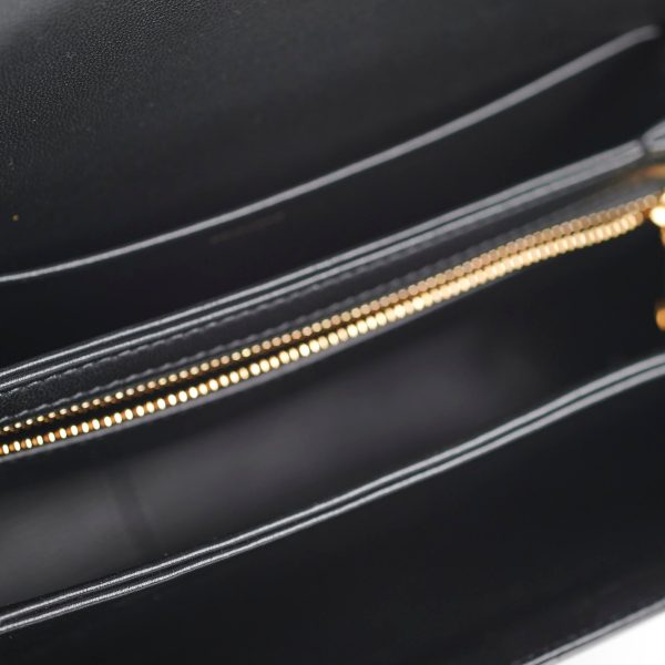 Celine Classique Triomphe Black Crossbody Bag For Sale