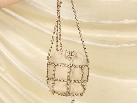 Chanel 2020 Frame Chain Basket Mini Bucket Bag For Discount