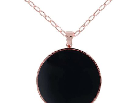 Bronzallure Black Pearl Pendant Cheap