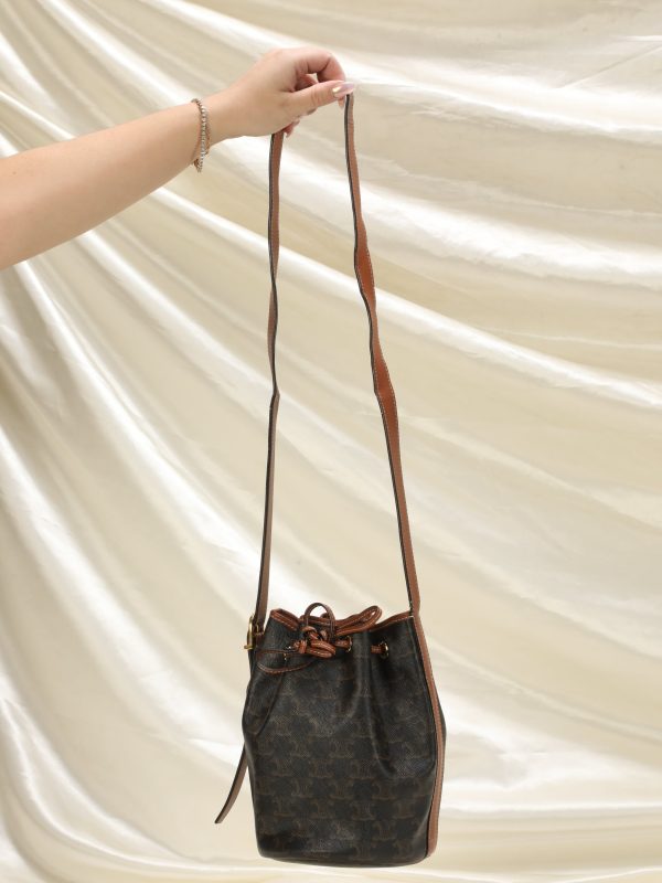 Celine Triomphe Bucket Bag on Sale