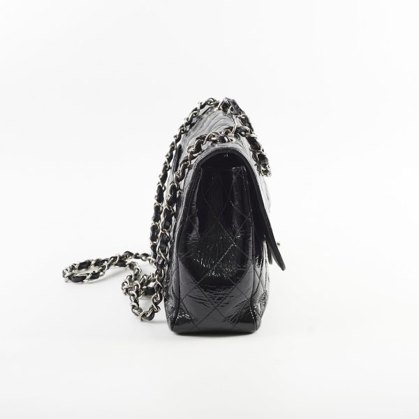 Chanel Jumbo Single Flap Patent Black - Series 11 Hot on Sale