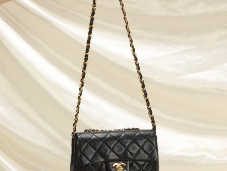 Chanel Lambskin Mini Half Flap Discount