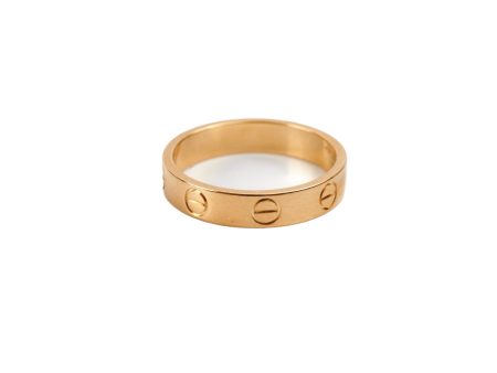 Cartier Small Love Ring Yellow Gold Size 50 Online now