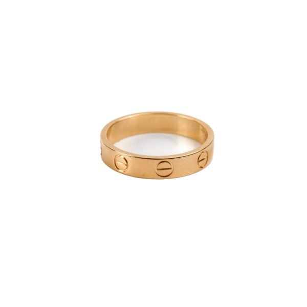 Cartier Small Love Ring Yellow Gold Size 50 Online now