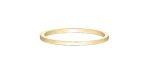 Ladies 10 Karat Yellow Gold 1mm Stackable Ring For Sale