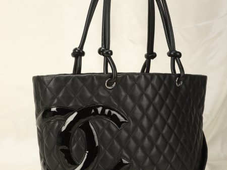 Chanel Cambon Lambskin Large Tote Discount